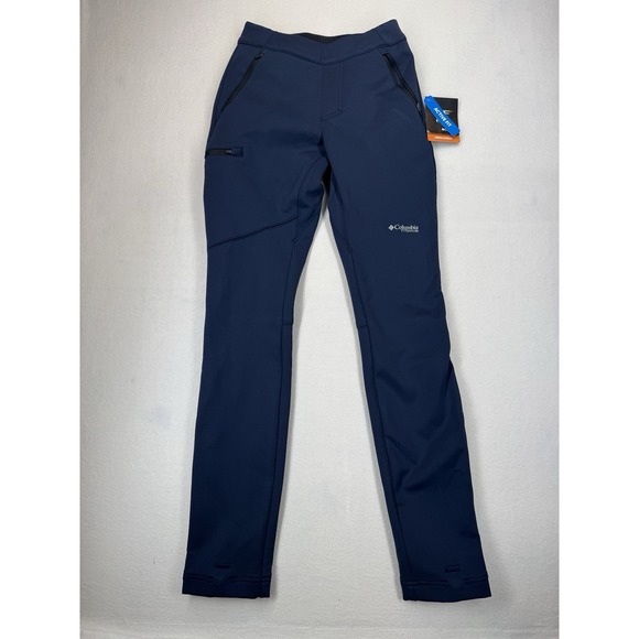 Columbia Pants - Columbia Women's Vast Canyon™ High Rise Softshell Pants Blue Large NWT